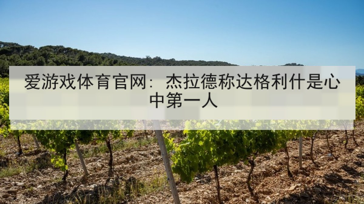 爱游戏体育官网: 杰拉德称达格利什是心中第一人